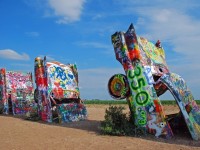350.org Cadillac Ranch