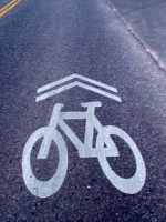 Shared Lane Marking - Sharrow