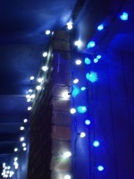 Blue and White LED Christmas Lights