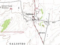 Topographic Map of Galisteo, NM