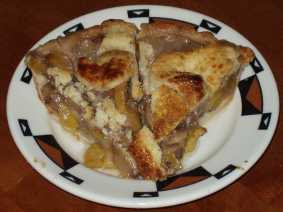 Peach Pie - Homemade