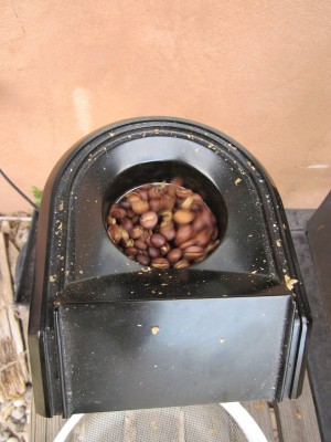 Roasting Coffee - mid roast