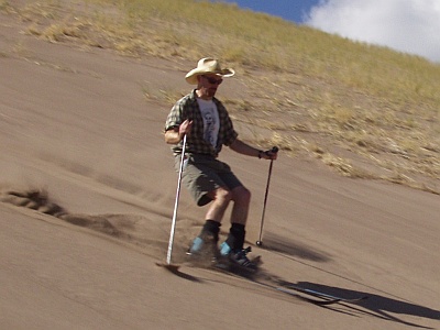 Sand Skiing - Getting the Hang of it