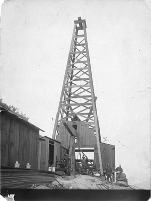 Timber Oil Derrick circa 1888